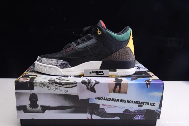 Rep Animal - Retro 3 SE 2.0 Air Instinct CV3583-003 Jordan 0805